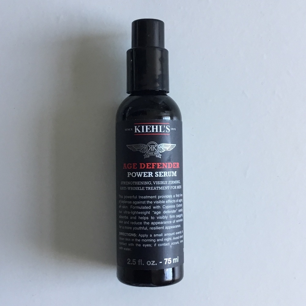 Kiehl's Age Defender Power Serum for Men - Black Bottle